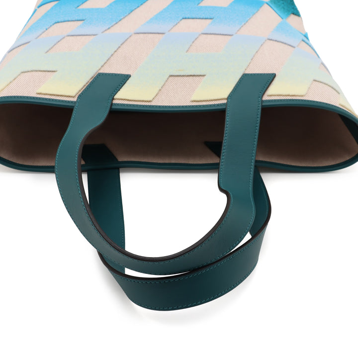 Hermès Toile H et Swift Cabas H en Biais 40