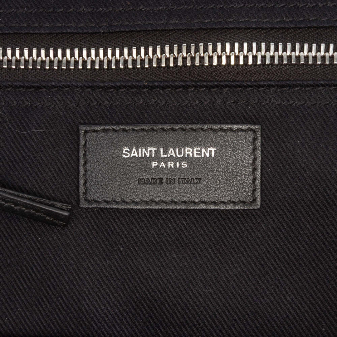 Saint Laurent Large Smooth Cuir de veau Rive Gauche Cabas