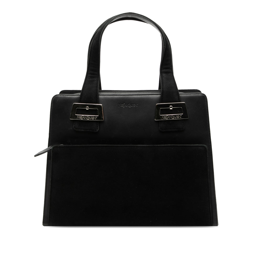 Saint Laurent Cuir et Tribute Daim sac à anse supérieure