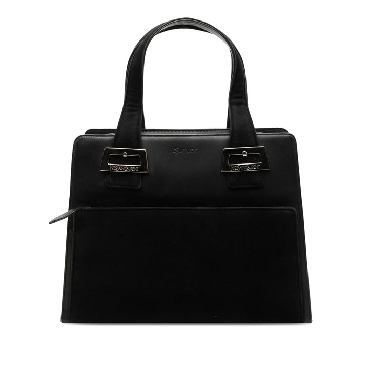Saint Laurent Cuir et Tribute Daim sac à anse supérieure
