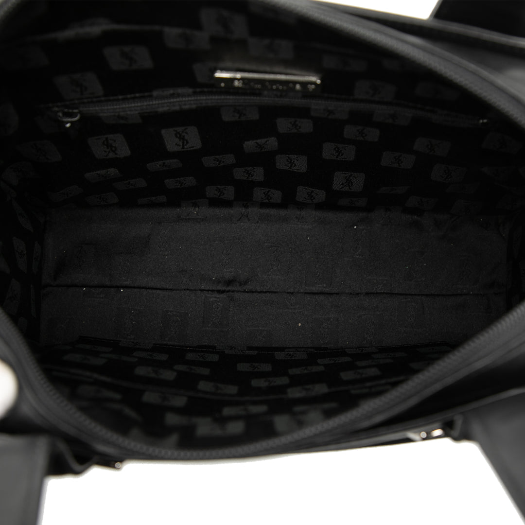 Saint Laurent Cuir et Tribute Daim sac à anse supérieure