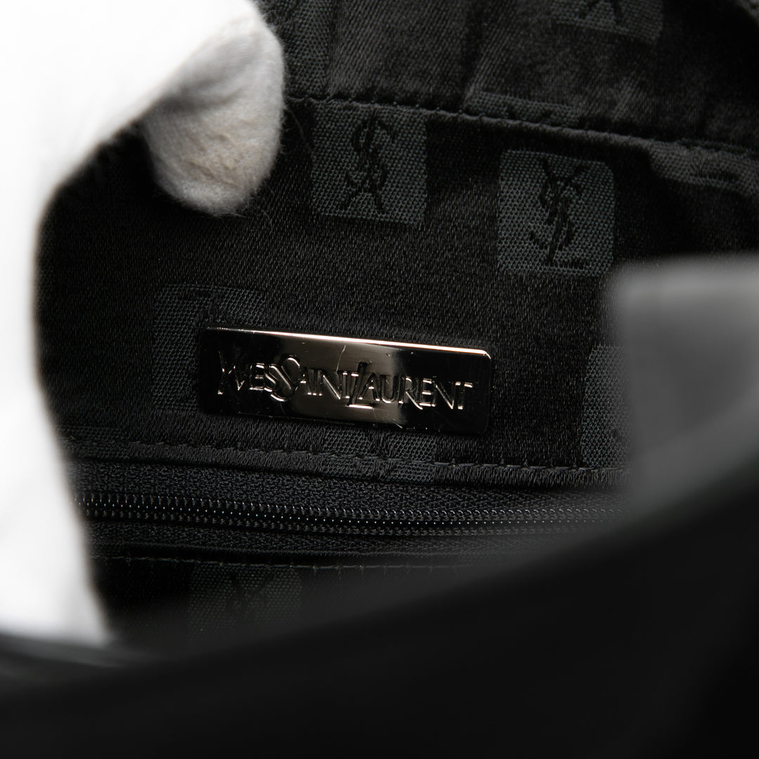 Saint Laurent Cuir et Tribute Daim sac à anse supérieure