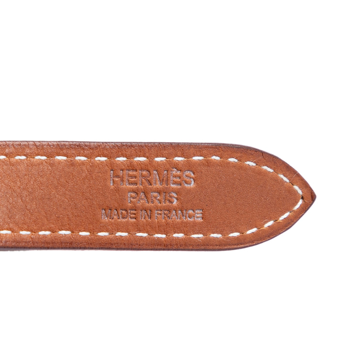 Hermès Soie et Barenia Jeu des Omnibus et des Dames Blanches Soiey City PM