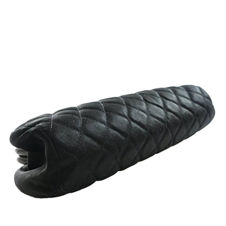 Chanel CC Matelassé Satin Pochette