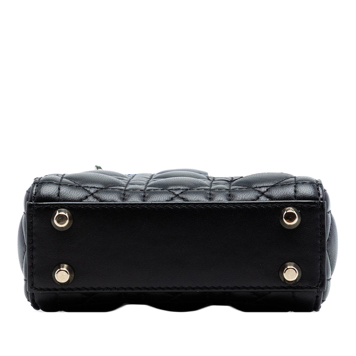 Dior Micro Cuir d’agneau Cannage Lady Dior