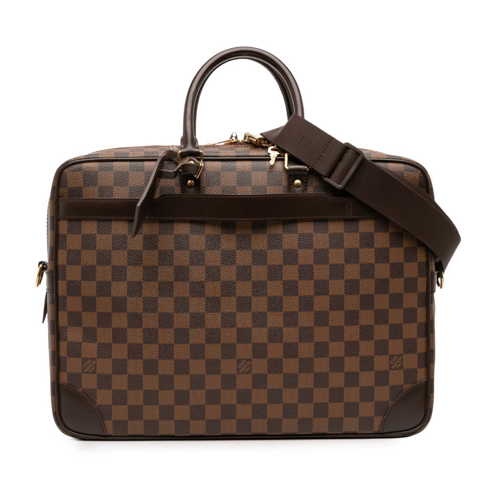 Louis Vuitton Damier Ebene Porte Documents Voyage GM Marron
