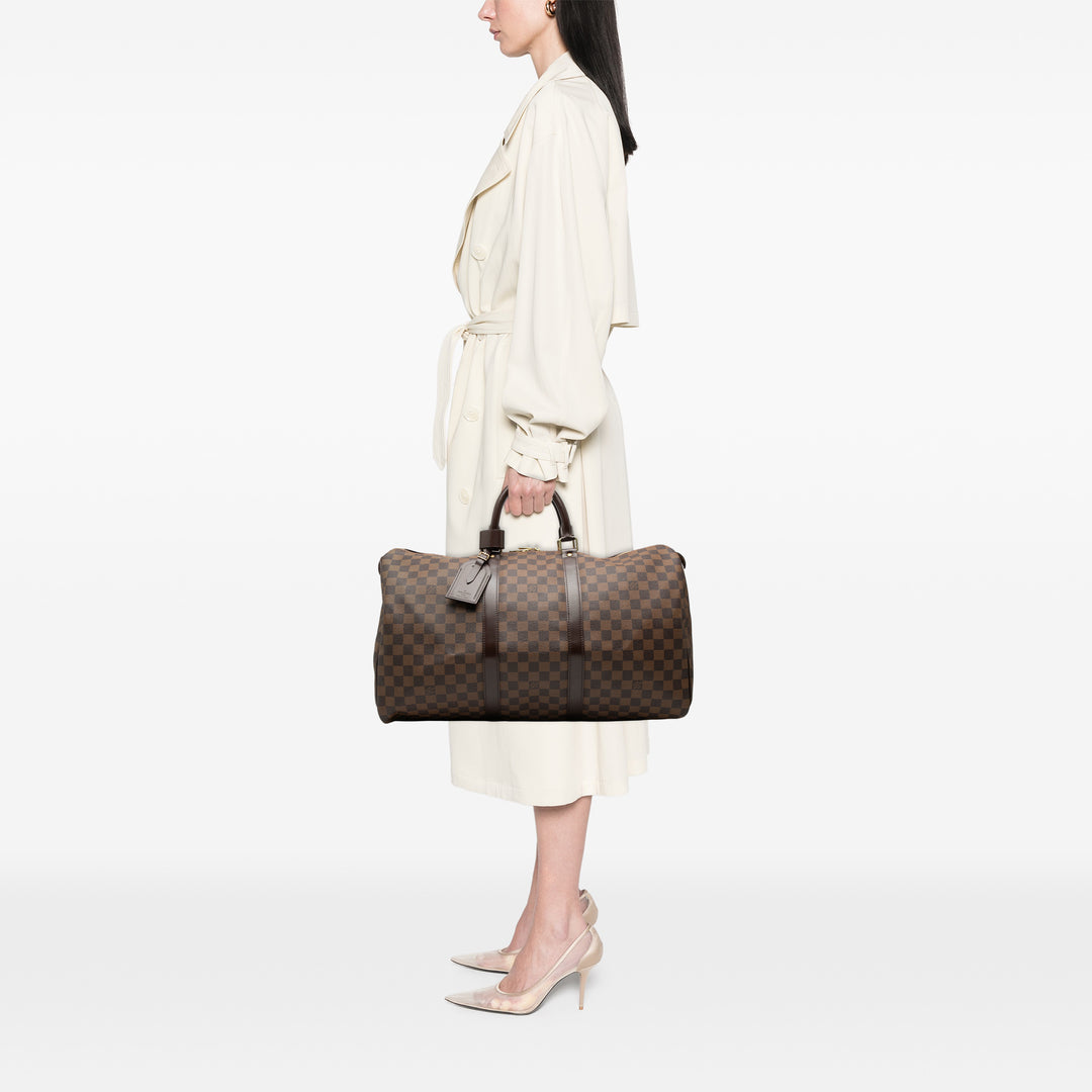 Louis Vuitton Damier Ebene Keepall 50