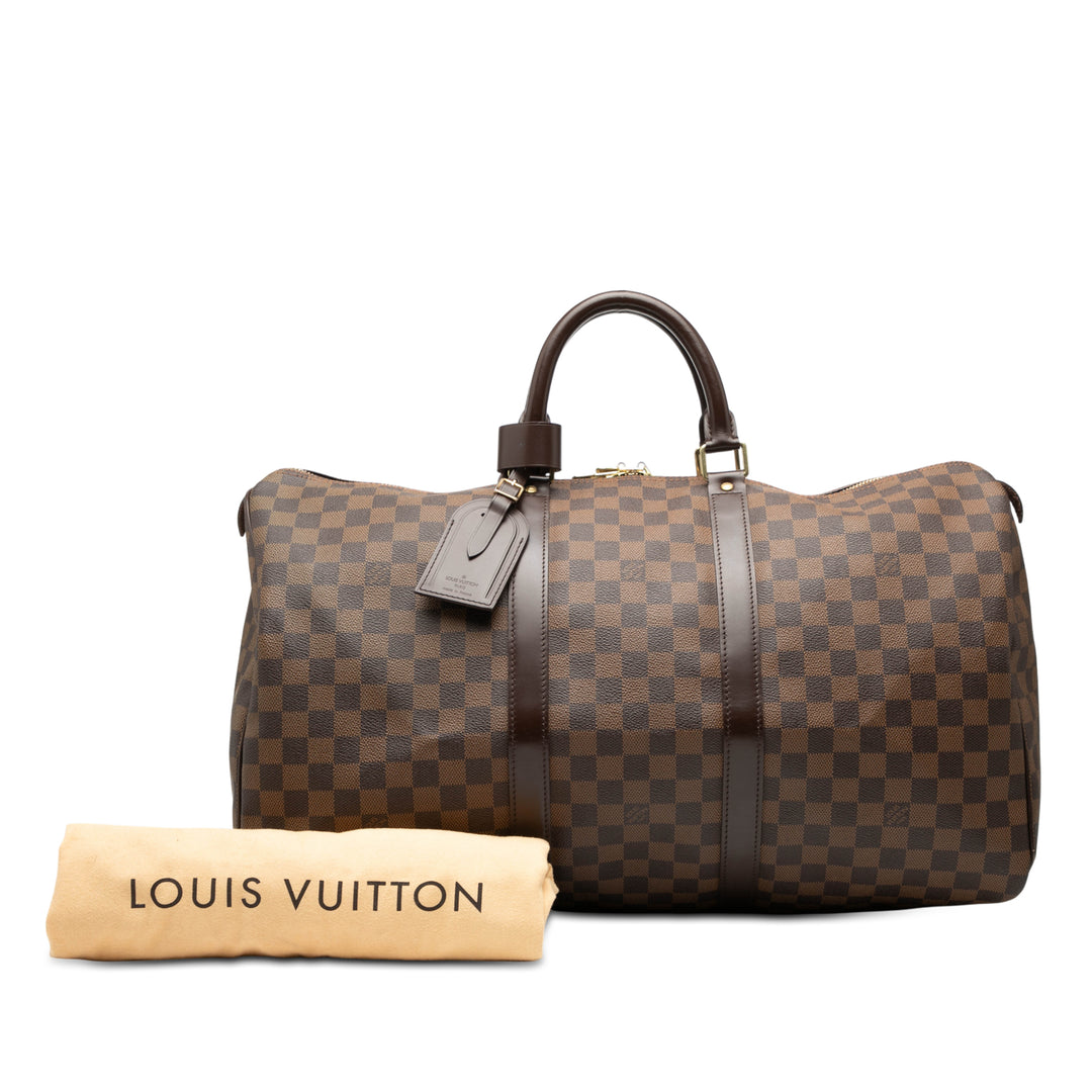 Louis Vuitton Damier Ebene Keepall 50