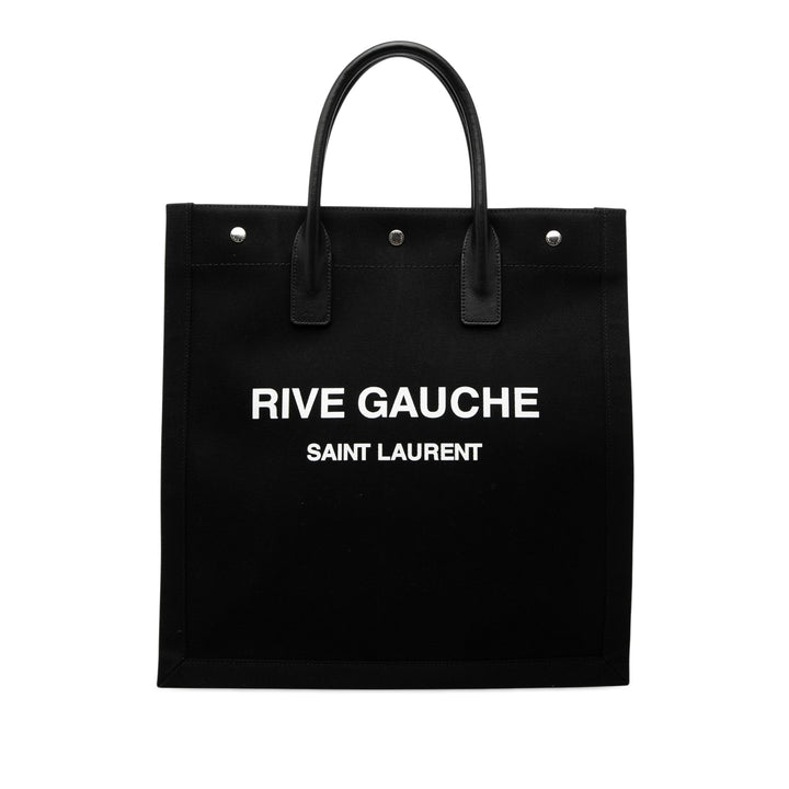 Saint Laurent Toile Rive Gauche North South Cabas