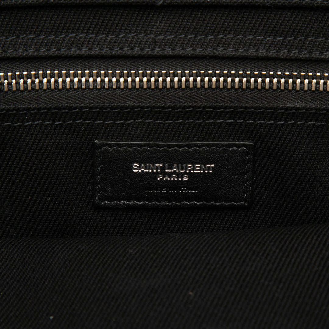 Saint Laurent Toile Rive Gauche North South Cabas