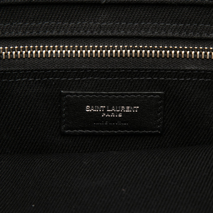 Saint Laurent Toile Rive Gauche North South Cabas