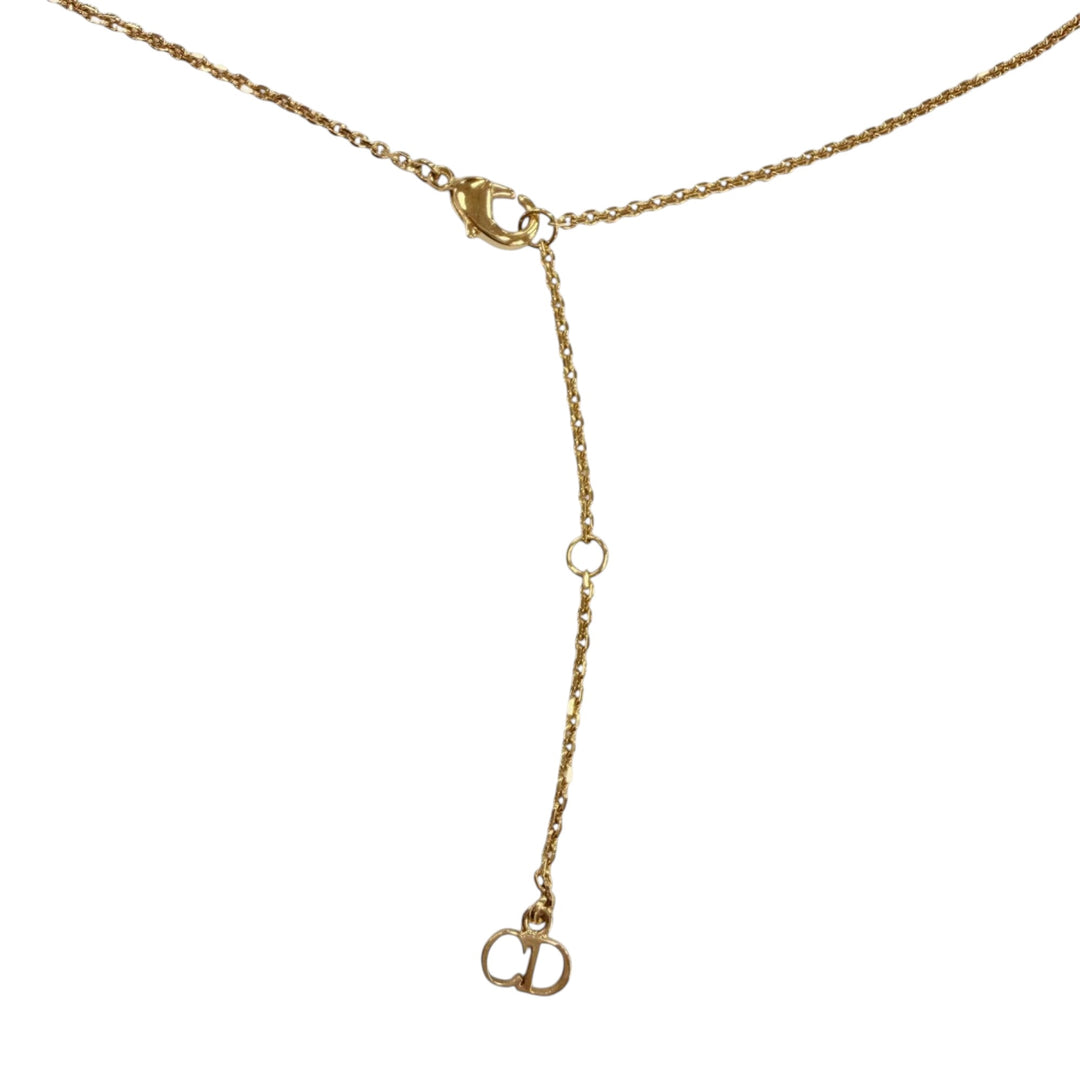 plaqué Perles fantaisie et Strass Clair D Lune Collier Doré