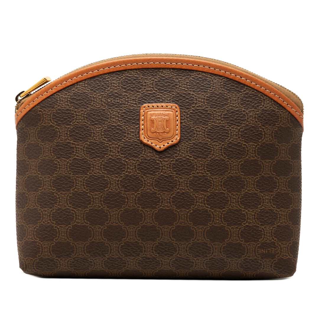 Macadam Pochette Toile enduite Marron