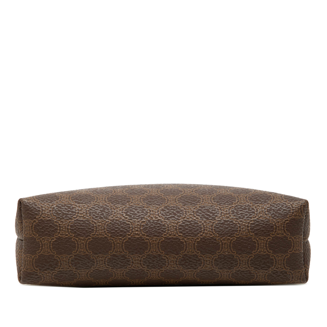 Macadam Pochette Toile enduite Marron