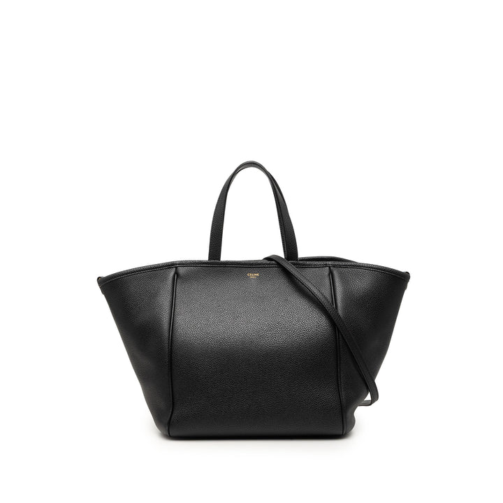 Celine Small Cuir de veau grainé Folded Cabas Cabas
