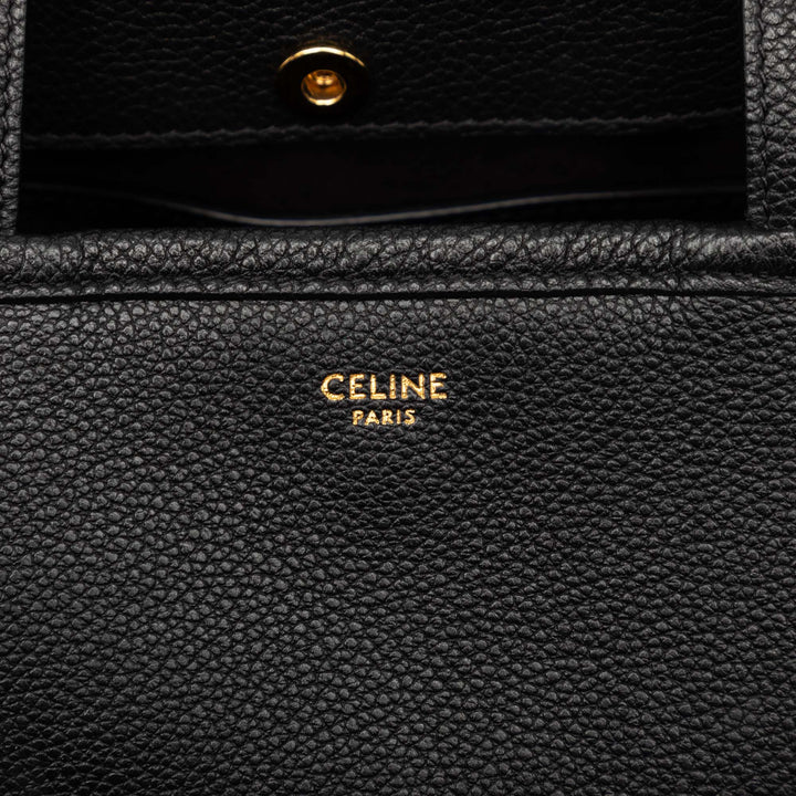Celine Small Cuir de veau grainé Folded Cabas Cabas
