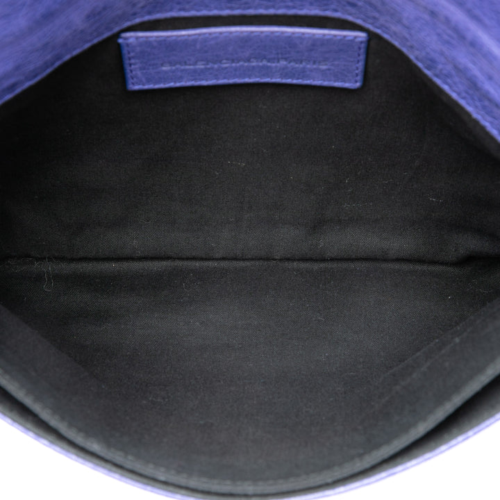 Motocross Giant 21 Enveloppe Pochette Cuir d'agneau Violet