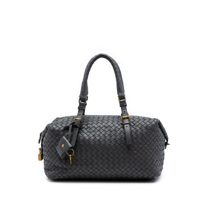 Bottega Veneta Nappa Intrecciato Montaigne Boston Sac