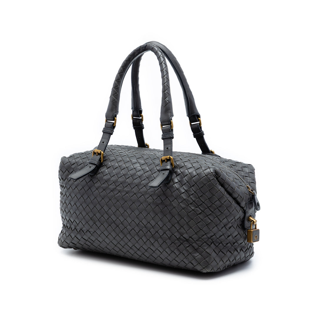 Bottega Veneta Nappa Intrecciato Montaigne Boston Sac