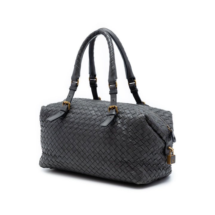 Bottega Veneta Nappa Intrecciato Montaigne Boston Sac