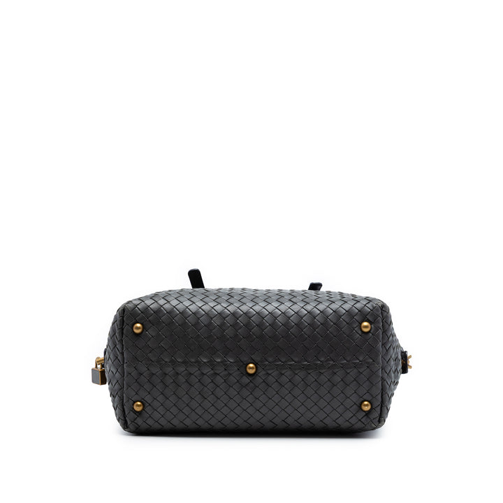 Bottega Veneta Nappa Intrecciato Montaigne Boston Sac