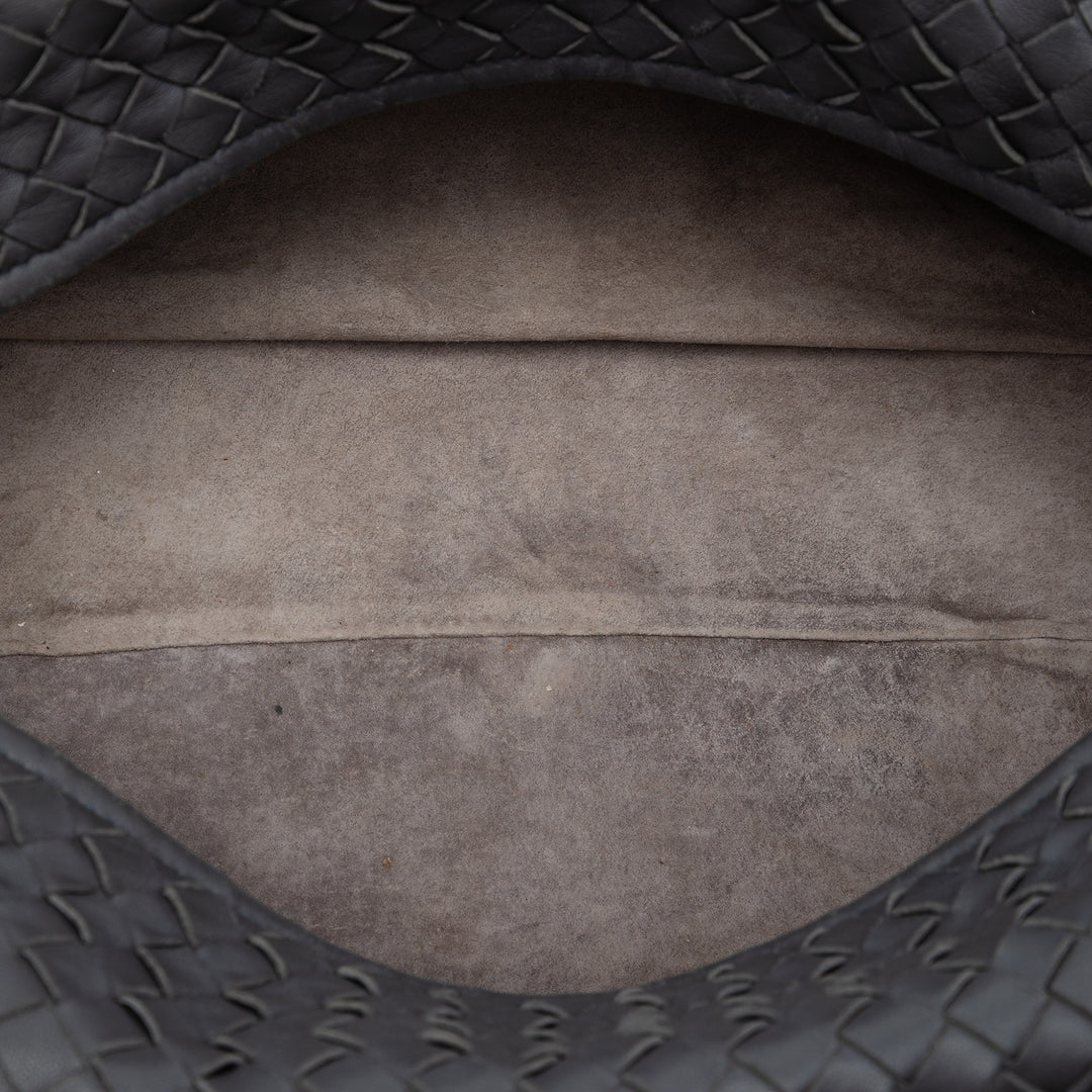 Bottega Veneta Nappa Intrecciato Montaigne Boston Sac