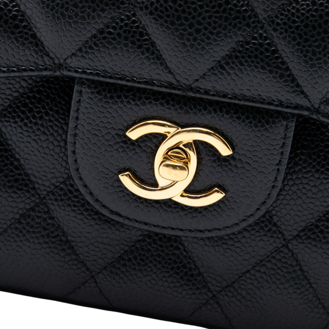 Chanel Jumbo Classic Caviar Double rabat