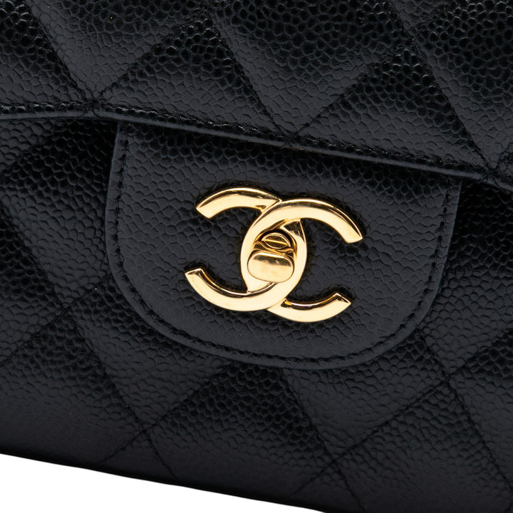 Chanel Jumbo Classic Caviar Double rabat