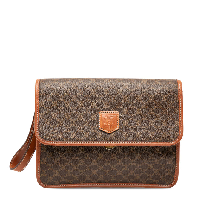 Celine Macadam Coated Toile Pochette