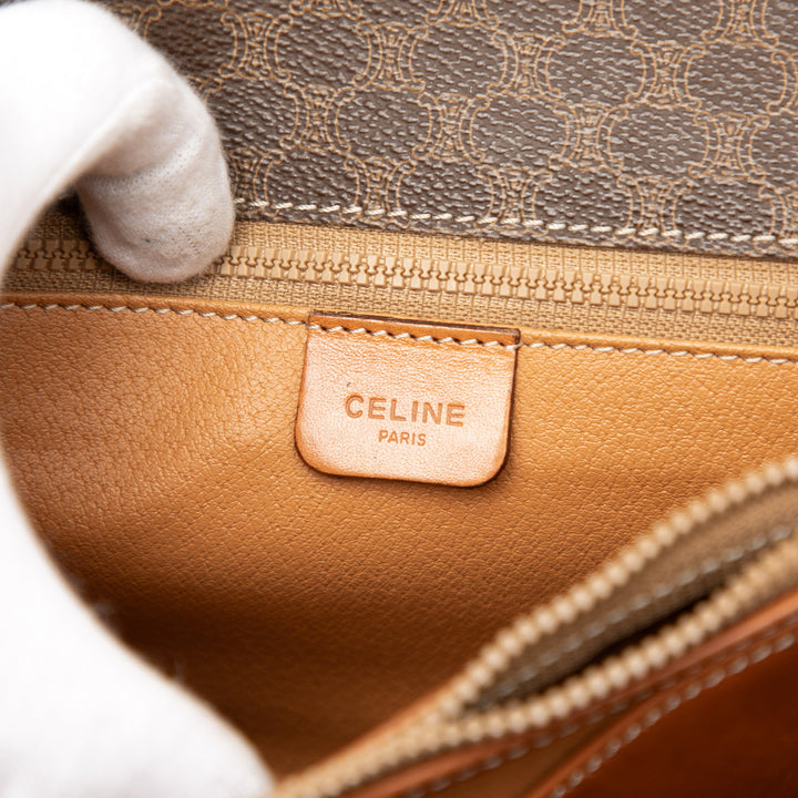 Celine Macadam Coated Toile Pochette