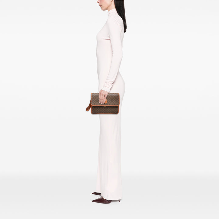 Celine Macadam Coated Toile Pochette