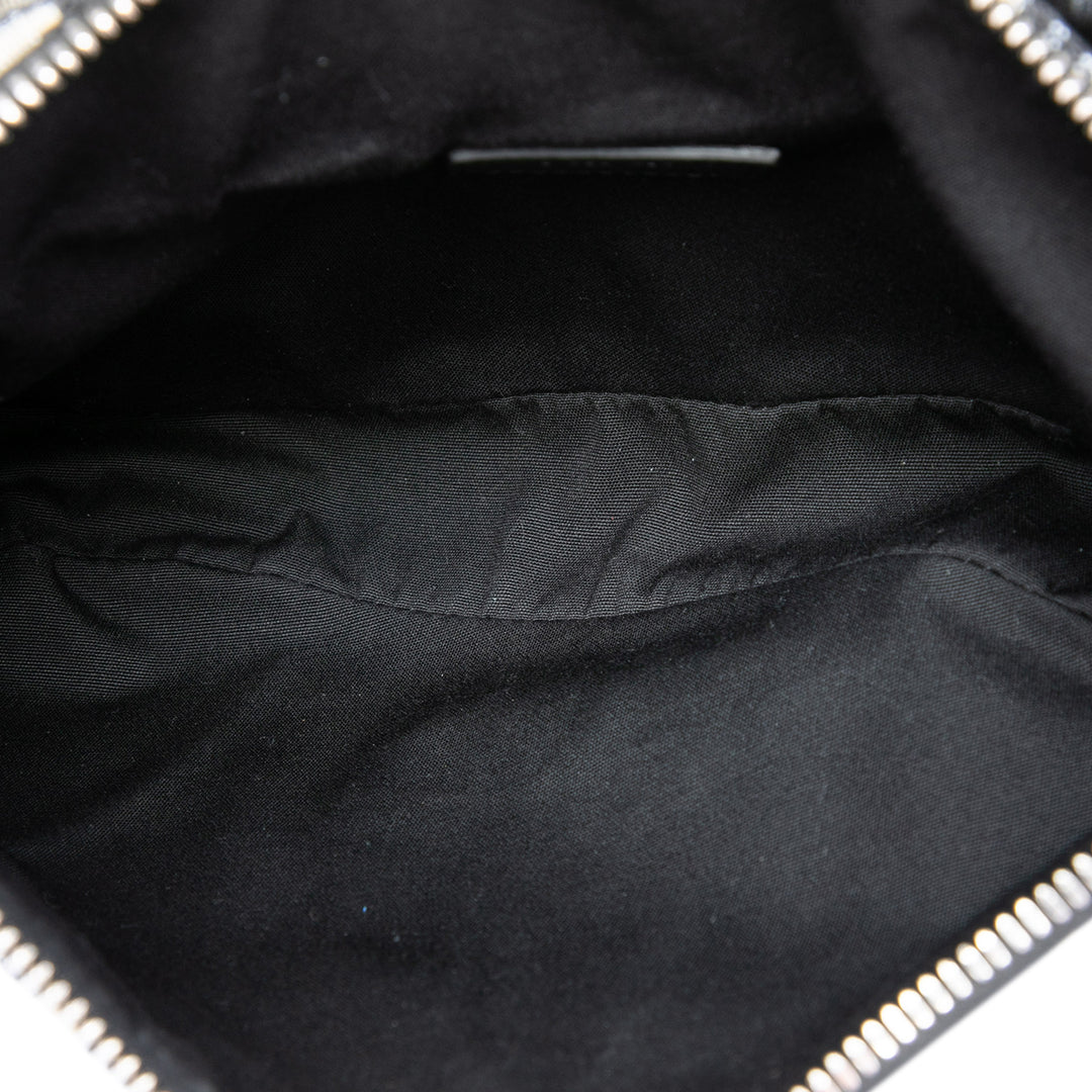 Dior Saddle Sac Oblique Bleu – vue 4 – GABY PARIS