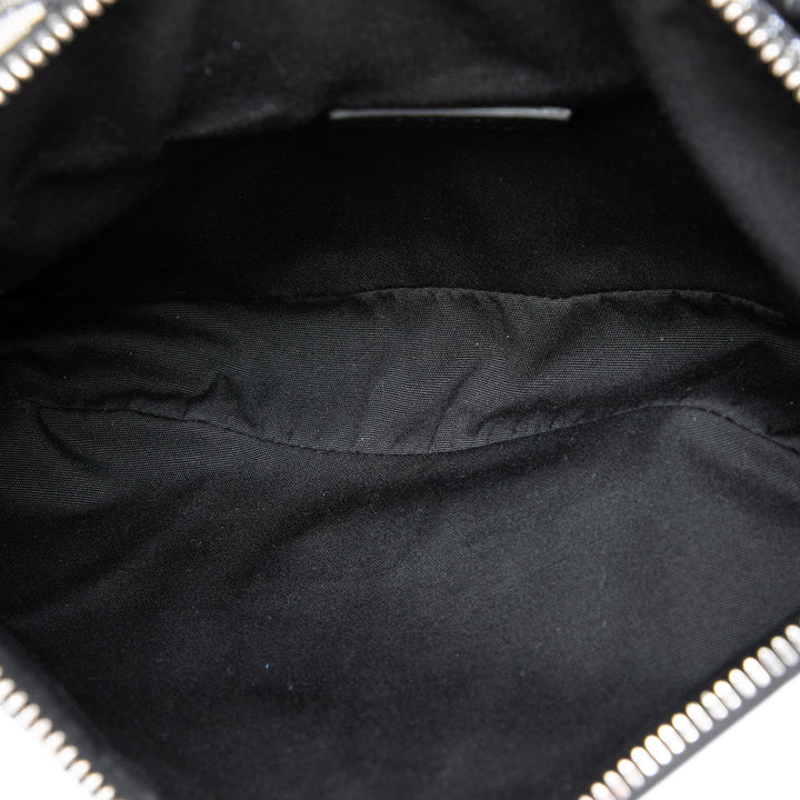 Dior Saddle Sac Oblique Bleu – vue 4 – GABY PARIS