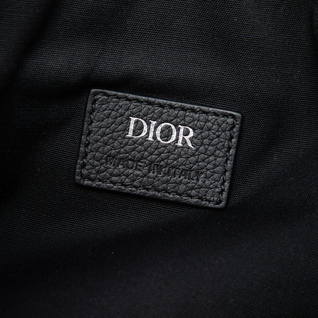 Dior Saddle Sac Oblique Bleu – vue 5 – GABY PARIS