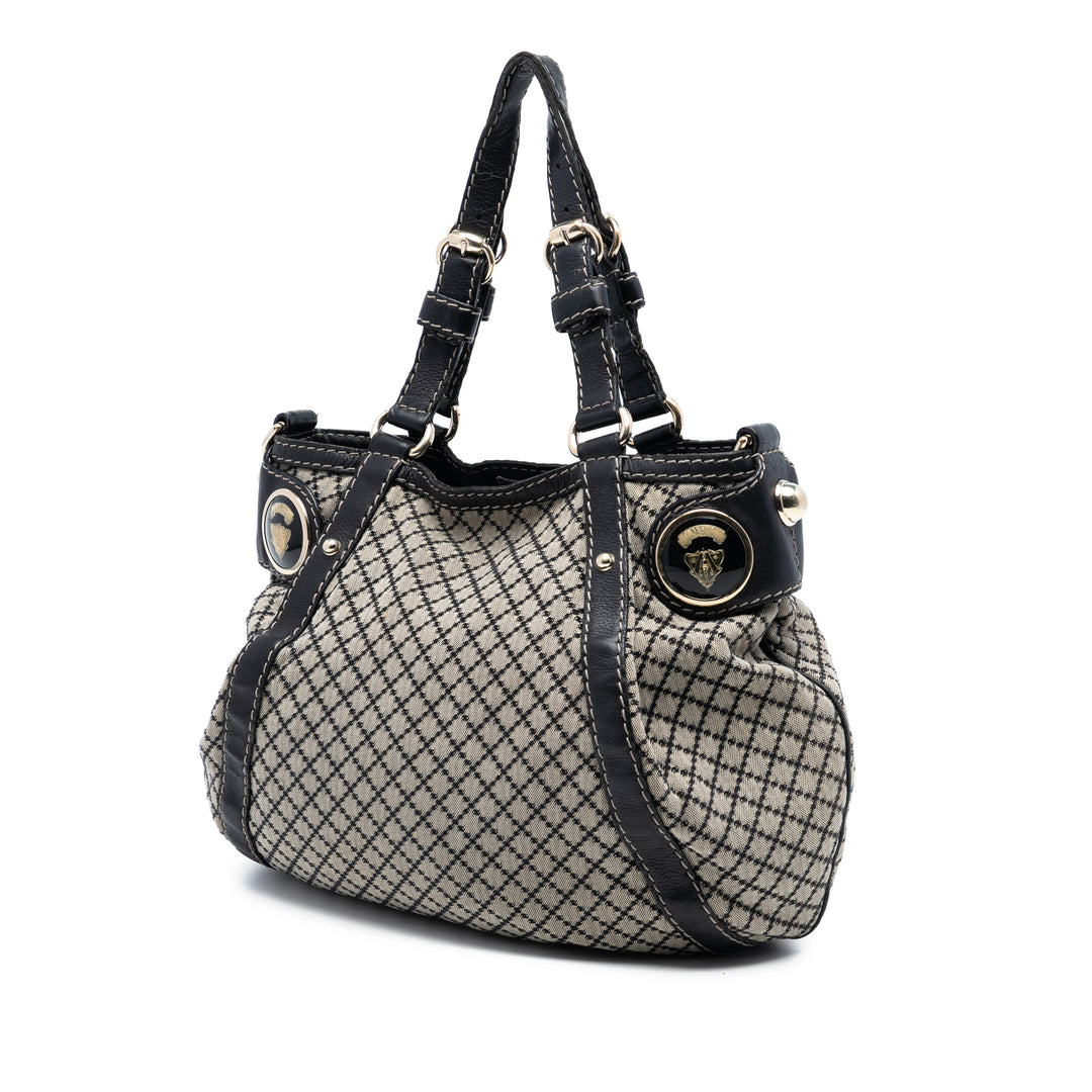 Gucci Diamante Toile Crest Sac