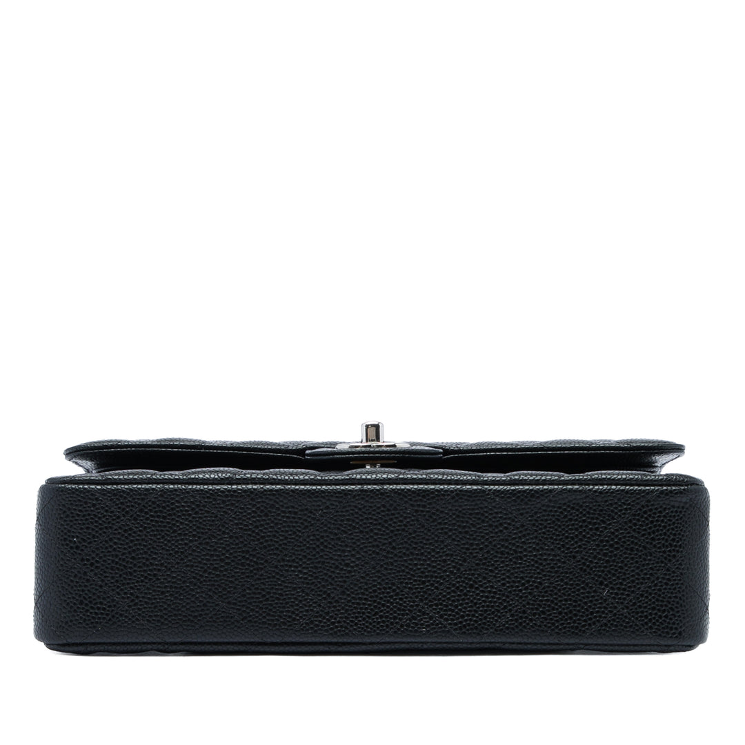 Chanel Sac porté épaule Classic Double rabat Moyen Cuir caviar Noir – vue 3 – GABY PARIS