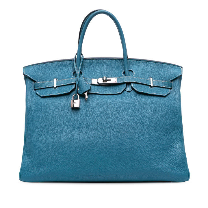 Togo Birkin Retourne 40 Blue - Gaby Paris