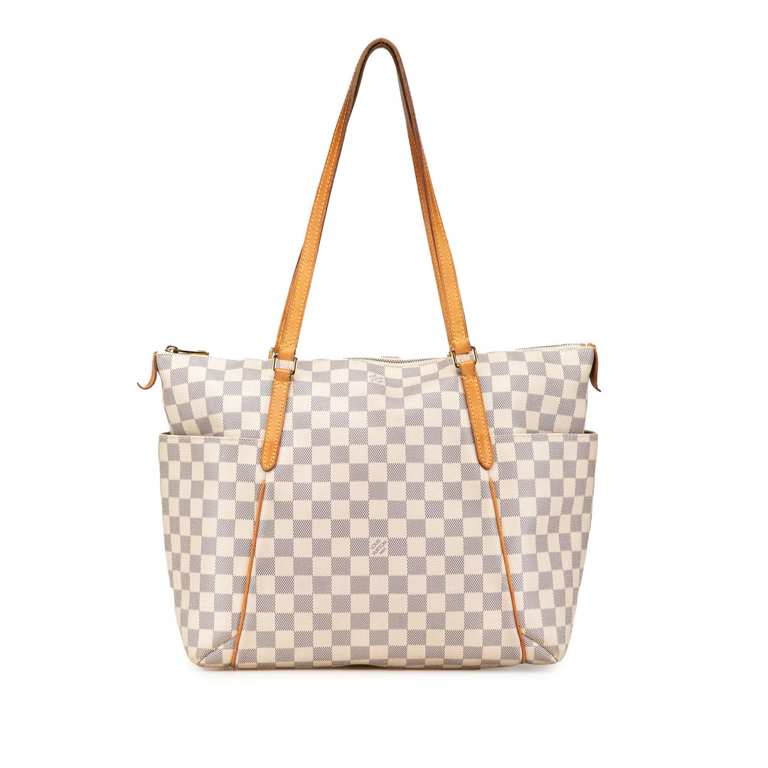 Damier Azur Totally MM White - Gaby Paris