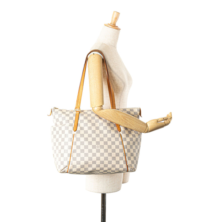 Damier Azur Totally MM White - Gaby Paris