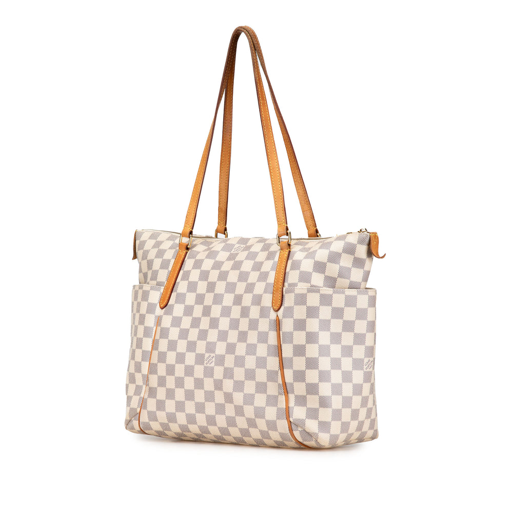 Damier Azur Totally MM White - Gaby Paris