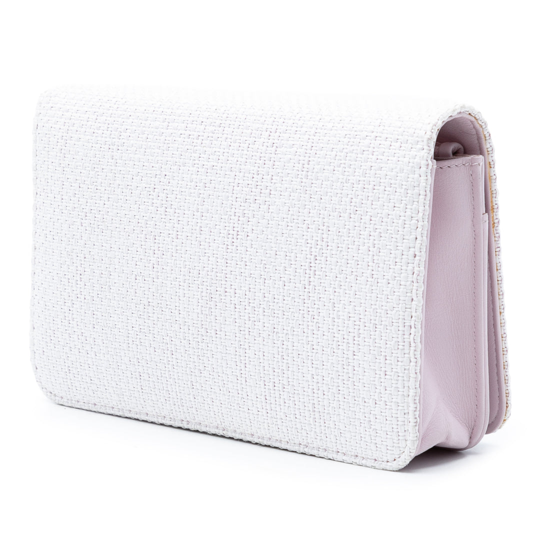 Chanel Toile Deauville Wallet on Chain
