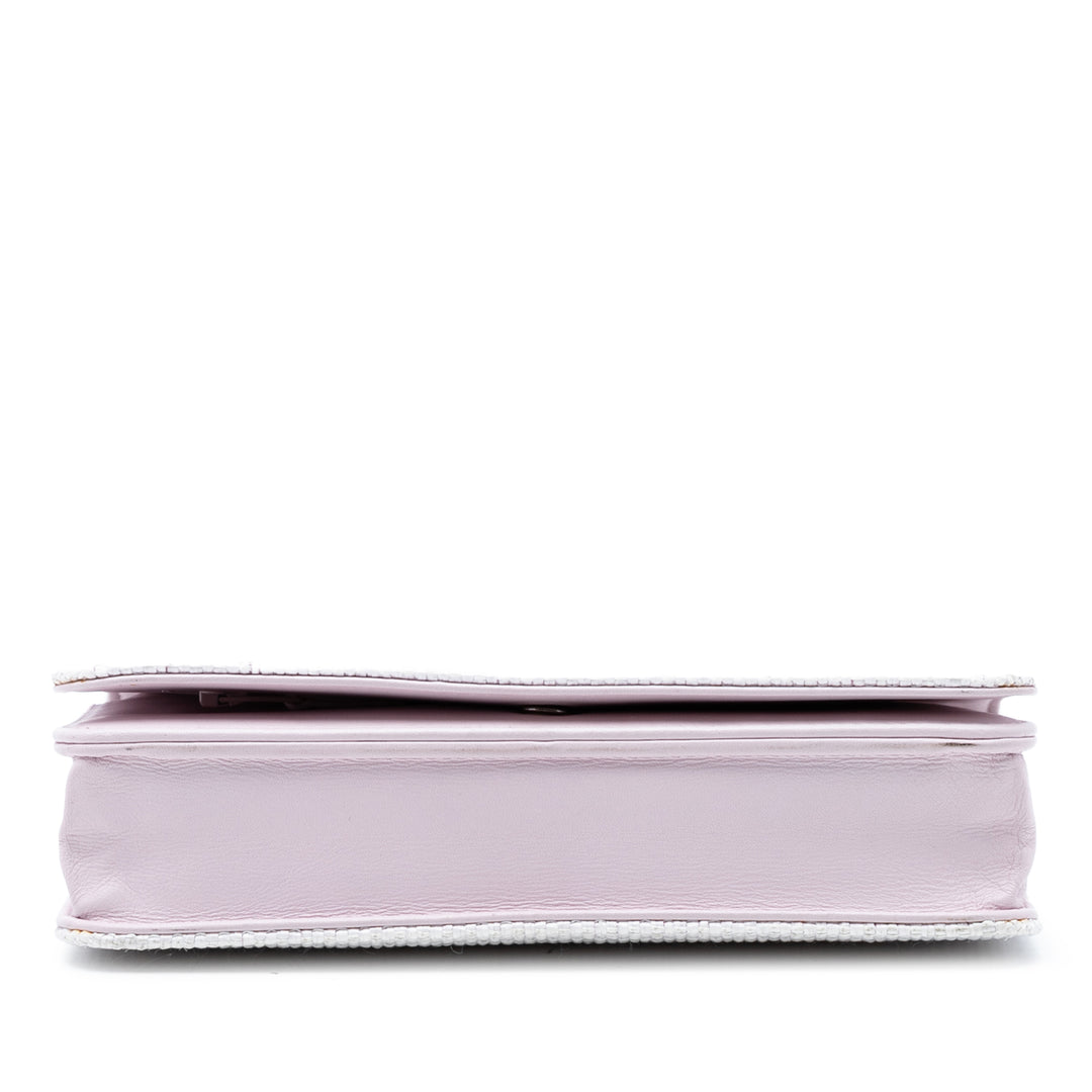 Chanel Toile Deauville Wallet on Chain