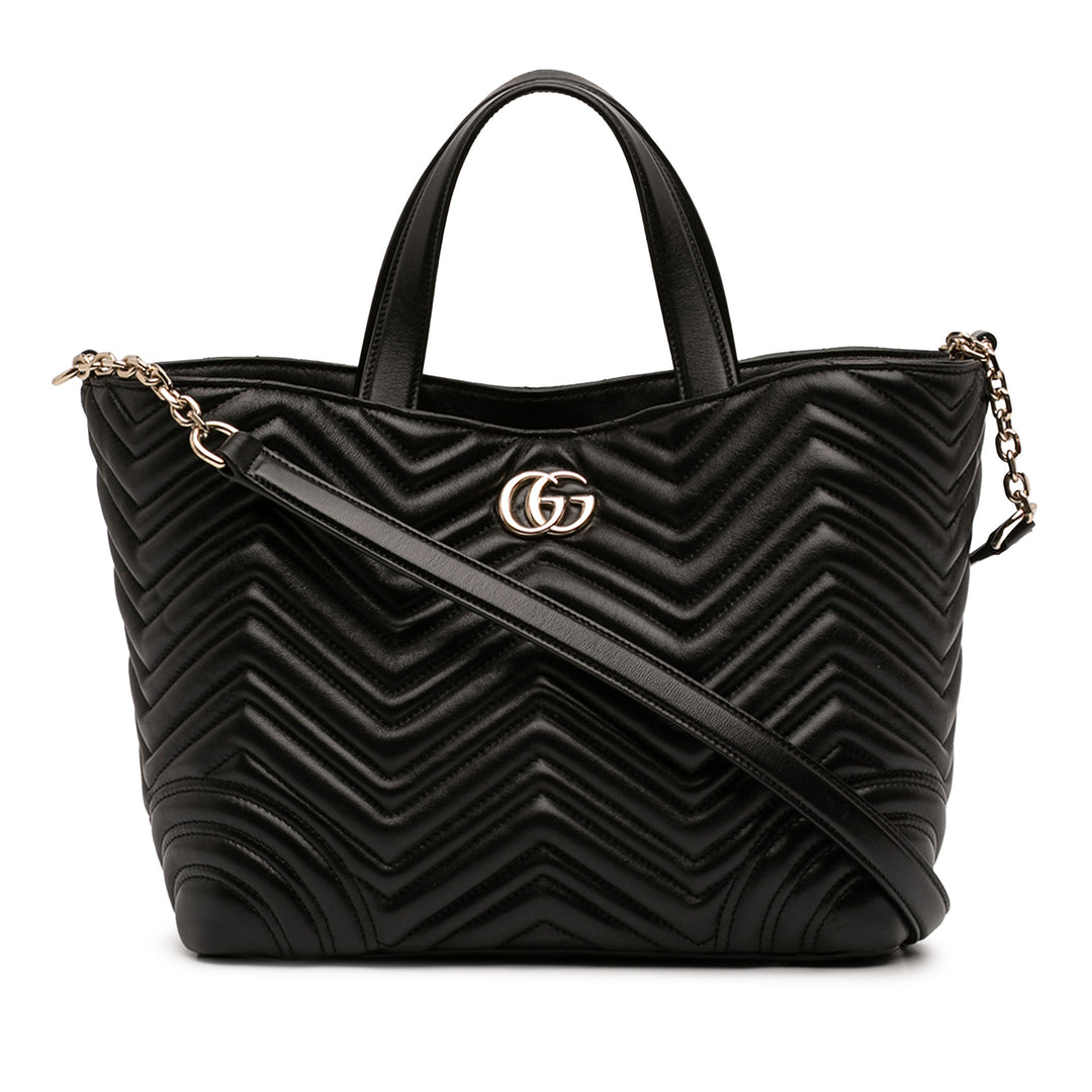 Gucci Medium GG Marmont Matelasse Cuir de veau Betty Cabas