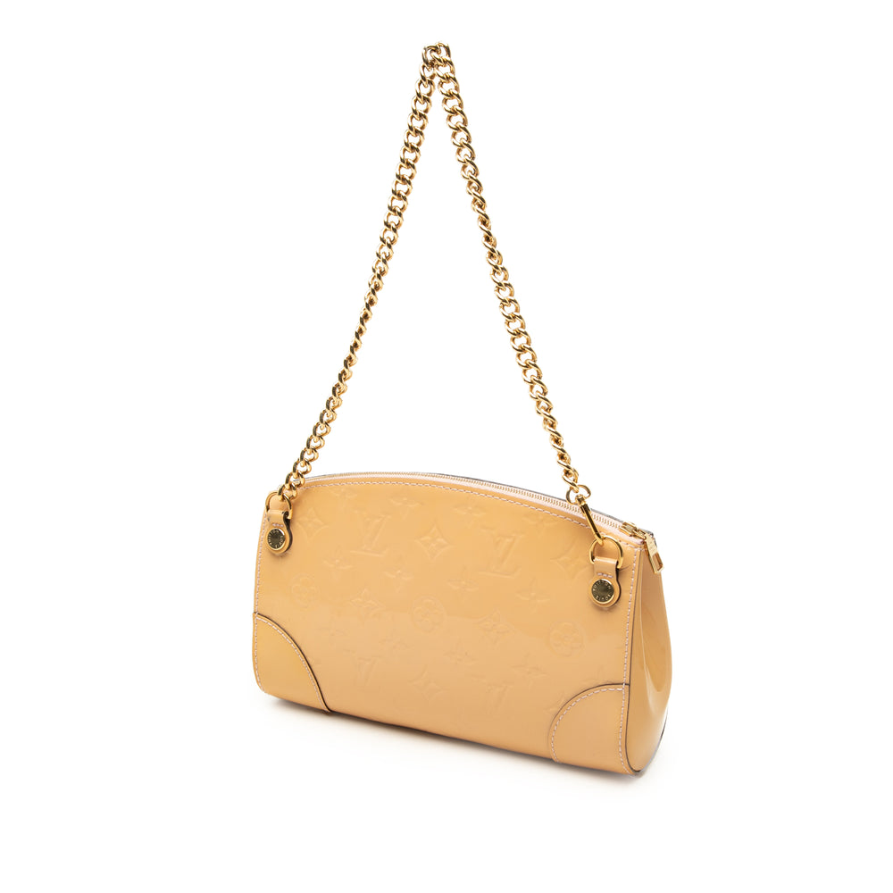 Louis Vuitton Santa Monica Cuir verni Monogram Beige – vue 2 – GABY PARIS