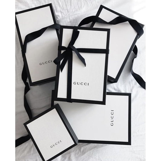 Gucci gift wrapping