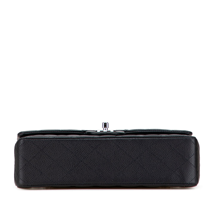 Chanel Medium Classic Caviar Double rabat Noir