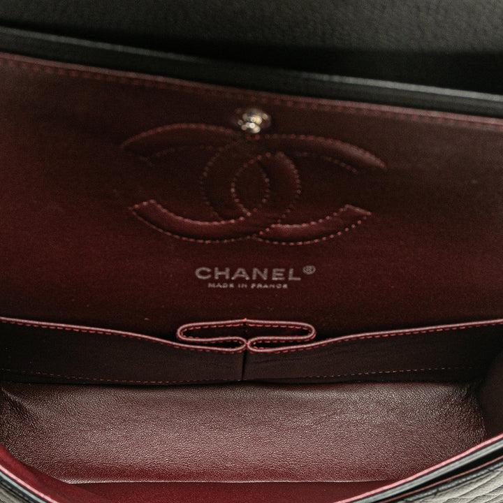 Chanel Medium Classic Caviar Double rabat Noir