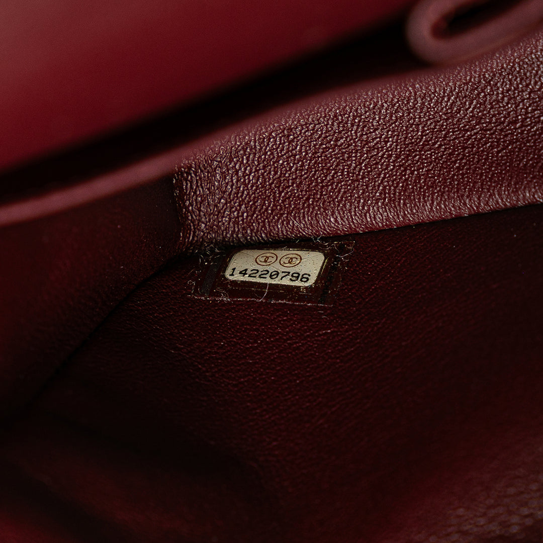 Chanel Medium Classic Caviar Double rabat Noir