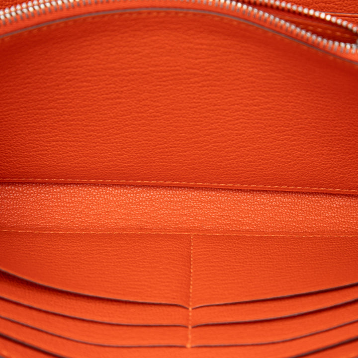 Chevre Mysore Kelly Longue Portefeuille Orange