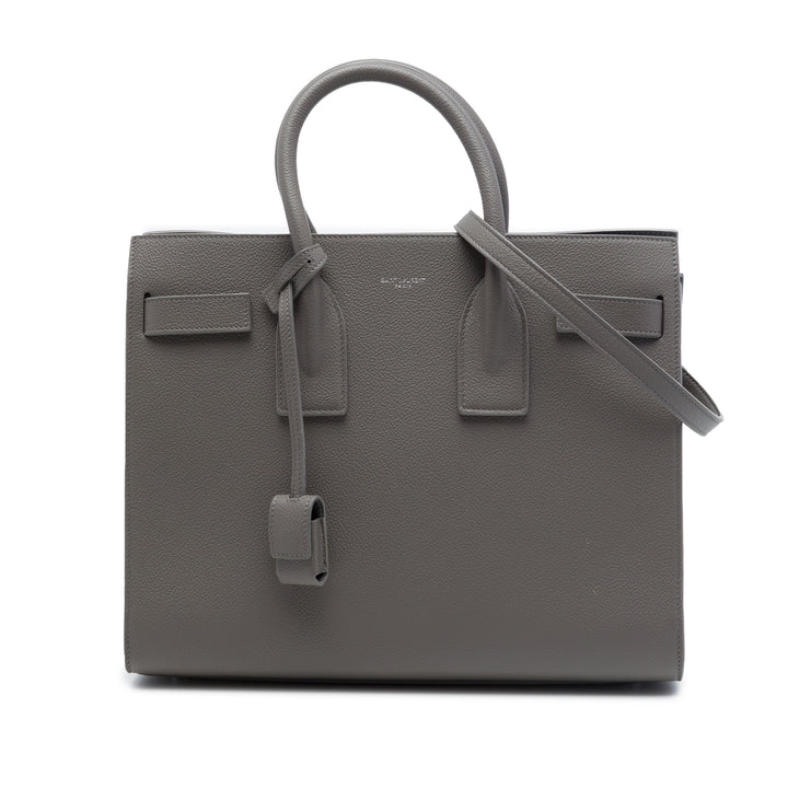 Saint Laurent Small Cuir de veau grainé Sac De Jour Sac